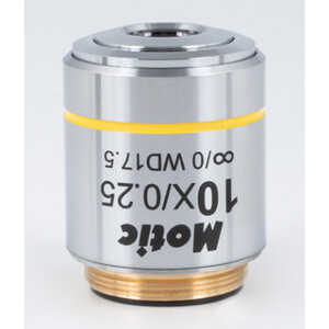 Motic Objetivo Objetiva CCIS Achromat. LM PL 10x/0.3 (AA=17.5mm)
