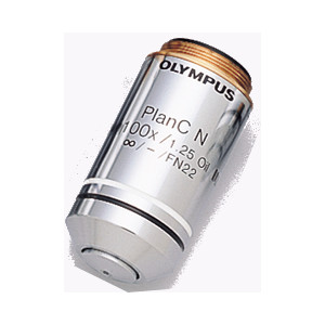 Evident Olympus objetivo Objectivas Achromat PLCN 100XO/1.25 Plano com imersão em óleo