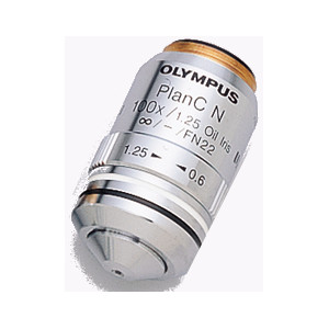 Evident Olympus PLCN 100xOl/0.6-1.25 Plano Achromat objetivo