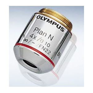 Evident Olympus objetivo PLN 4X/0.1 Plano Achromat