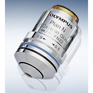 Evident Olympus objetivo PLN50X/0.5-0.9 Objetiva plano Achromat