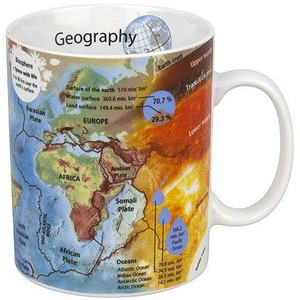 Könitz Chávena Mugs of Knowledge Geography