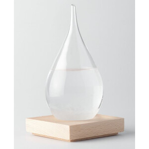 AstroMedia Estação meteorológica Fitzroy drop-shaped storm glass (big)