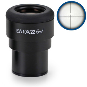 Euromex Ocular de medição IS.6210-CM, WF 10x / 22,10/100 microm., crosshair, Ø 30mm (iScope)