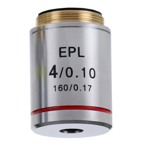 Euromex objetivo IS.7104, 4x/0.10, wd 15,2 mm, EPL, E-plan (iScope)