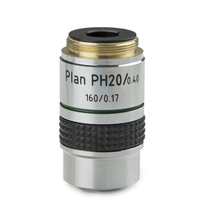 Euromex objetivo IS.7720, 20x/0.40, wd 5 mm, PLPH, plan, phase (iScope)