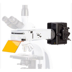 Euromex 6-positions fluorescence attachment iScope with Blue and Green filtersets included