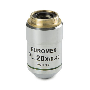 Euromex objetivo AE.3108, 20x/0.40, w.d. 1,5 mm, PL IOS infinity, plan (Oxion)