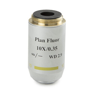 Euromex objetivo 86.552, 10x/0,30, w.d. 15 mm, PL-FL IOS , plan, fluarex (Oxion)