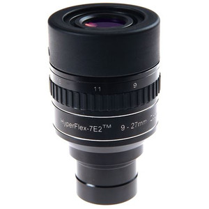 Skywatcher Ocular Zoom Hyperflex 7E2 de Alto Rendimento de 9mm-27mm, com 1,25"
