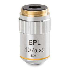 Euromex objetivo BS.7110, E-plan EPL 10x/0.25, w.d. 6.61 mm (bScope)