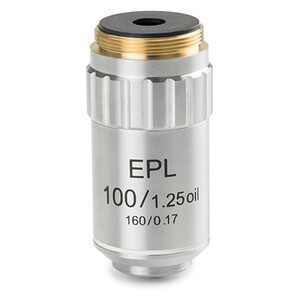 Euromex Objetivo BS.7100, E-plan EPL S100x/1.25 oil immersion, w.d. 0.19 mm (bScope)
