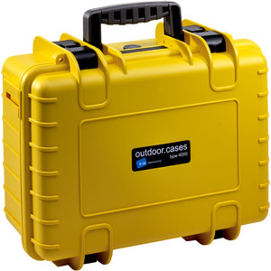 B+W Type 4000 case, yellow/empty