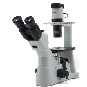 Optika Microscópio invertido Mikroskop IM-3, trino, invers, phase, IOS LWD W-PLAN, 100x-400x, EU