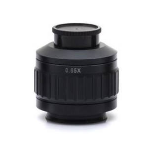Optika Adaptador de câmera C-Mount M-620.2, sensor f. 2/3", 0,65x, focável (micr. vertical, invertido)