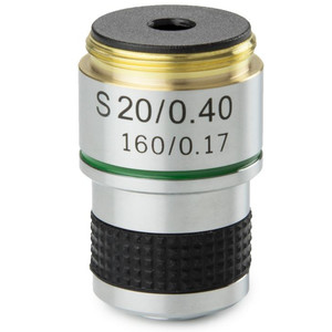 Euromex objetivo 20x/0.40 acro., Parafocal 35 mm, MB.7020 (MicroBlue)