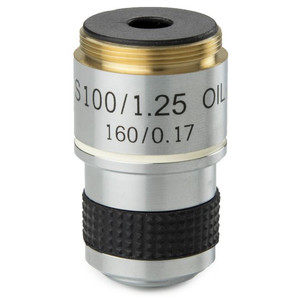 Euromex objetivo 100X/1.25" achro, sprung, parafocal microscope objective, 35mm, MB.7000 (MicroBlue)