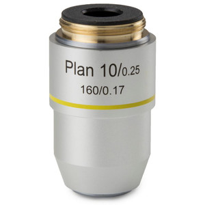 Euromex objetivo 10X/0.25 plan, DIN, BB.8810 microscope objective (BioBlue.lab)