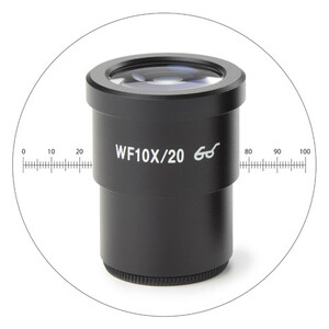 Euromex Ocular de medição HWF 10x/20 mm eyepiece with micrometer , SB.6010-M (StereoBlue)