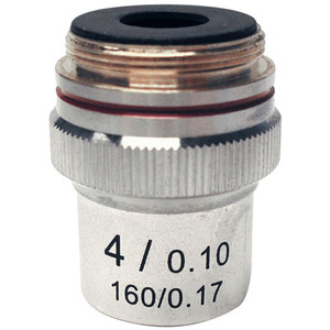 Optika objetivo 4x/0.10, achro, M-131