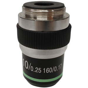 Optika objetivo 10X/0.25, high contrast microscope objective, M-138