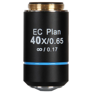 Motic objetivo EC PL, CCIS, plano, acro, 40x/0.65, S, u.i. 0.5mm