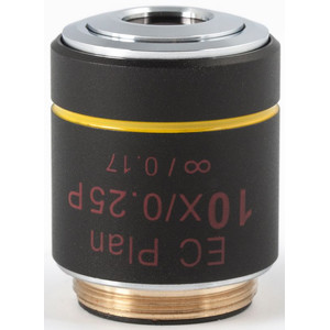 Motic Objetivo EC PL P, CCIS, plan achro, (spannungsfrei), 10x/0.25, w.d.17.4mm (BA-310 POL)