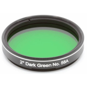 Explore Scientific Filtro Verde Escuro #58A de 2"