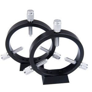 ASToptics CNC Guidescope Rings 102mm w/Raiser blocks