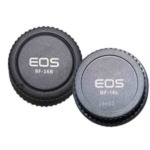 Pixel Coberturas anti-pó Tampa traseira da objetiva BF-16L + Tampa do corpo da objetiva BF-16B para Canon