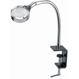 Schweizer Suporte de trabalho, lupa, pinça de mesa, 3x/Ø75mm, biconvexa