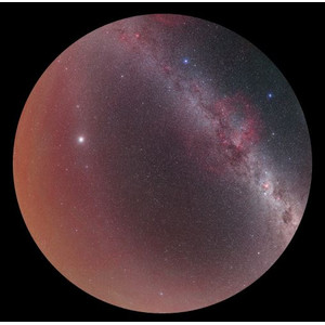 astrial Deslize para o Planetário Homestar da Sega O céu sobre La Silla Scenic