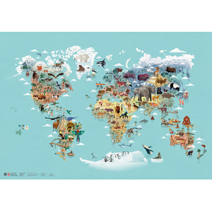 Marmota Maps Mapa mundial O mundo dos animais