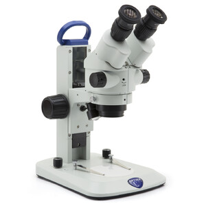 Optika Microscópio stéreo SLX-2, luz reflectida e trasmitida, zoom, 7-45x, LED, bino
