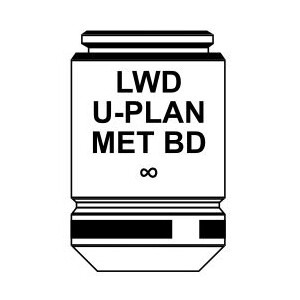 Optika objetivo IOS LWD U-PLAN MET BD objective 100x/0.8, M-1098