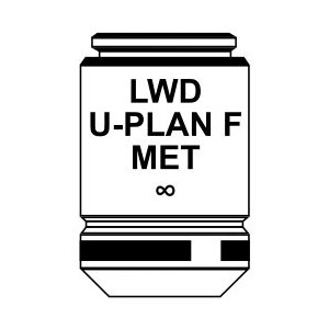 Optika objetivo IOS LWD U-PLAN F MET objective 10x/0.30, M-1172