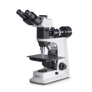 Kern Microscópio OKM 172, MET, POL, bino, Inf, planachro, 50x-400x, Auflicht, HAL, 30W