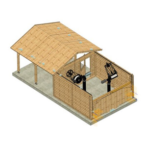 Dome Parts GmbH Roll-Off Observatory GreenLine Mega