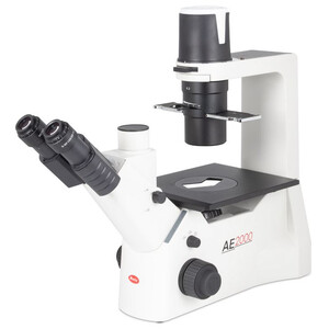 Motic Microscópio invertido AE2000 trino, infinity, 40x-200x, phase, Hal, 30W