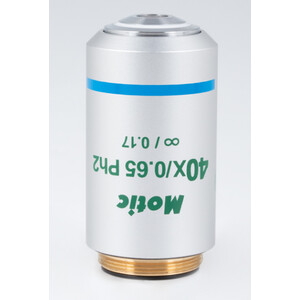 Motic Objetivo 40X / 0.65S, PH, wd 0.6mm, CCIS, PL UC (Panthera)