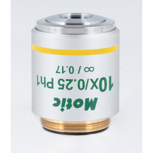 Objetivo Motic 10X / 0.25,wd 17.4mm, CCIS, plano UC, pos.phase, infinito (Panthera)