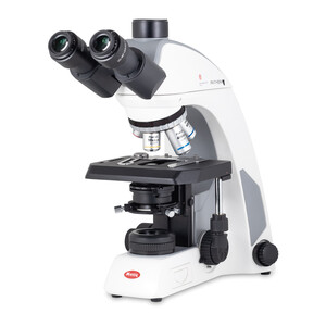 Motic Microscópio Panthera C2, Triocular (sem 100X), infinito, plano, acro, 40x-400x, Halogen/LED