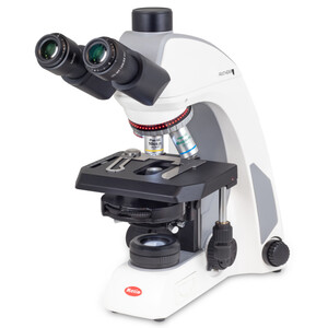 Motic Microscópio Panthera C2, pacote de fases, trino, infinito, plano, achro, 40x-400x, Halogen/LED