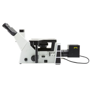 Optika Microscópio invertido IM-5MET, MET trino, invers, 10x24mm, AL, Halogen, 12V/100W w.o. objectives