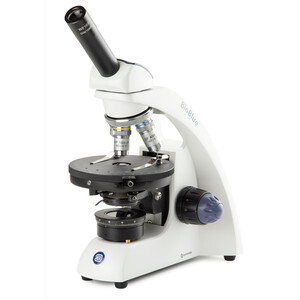 Euromex Microscópio BioBlue, BB.4240-P-DLED, mono, pol, DIN, semiplan, 40x-600x, 10x/18, LED, 1 W, bateria recarregável