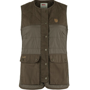 Fjällräven Colete acolchoado de lã Forest W, 633 Dark Olive, XS