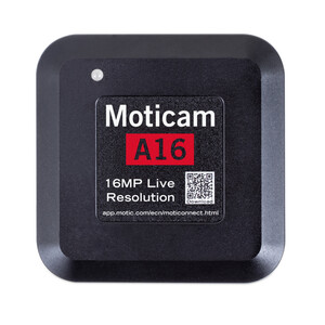 Motic Câmera A16, cor, sCMOS, 1/2.3", 1.34µm, 30fps, 16MP, USB 3.0 & USB 2.0