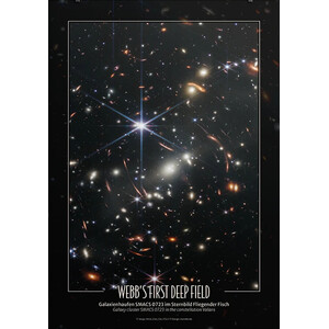 AstroMedia Poster O primeiro campo profundo do Webb
