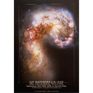 AstroMedia Poster Die Antennen-Galaxien