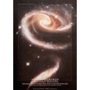 AstroMedia Poster Galáxia Rosa Arp 273